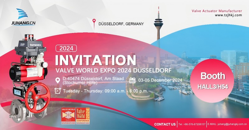 Faceți cunoștință cu Juhang la Valve World Expo 2024