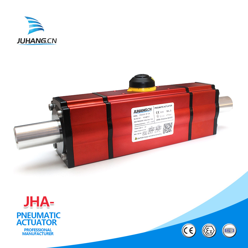 Actuator pneumatic cu 3 pozitii