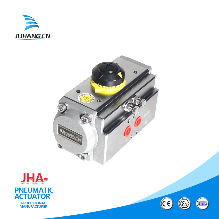 Actuator pneumatic cu design compact