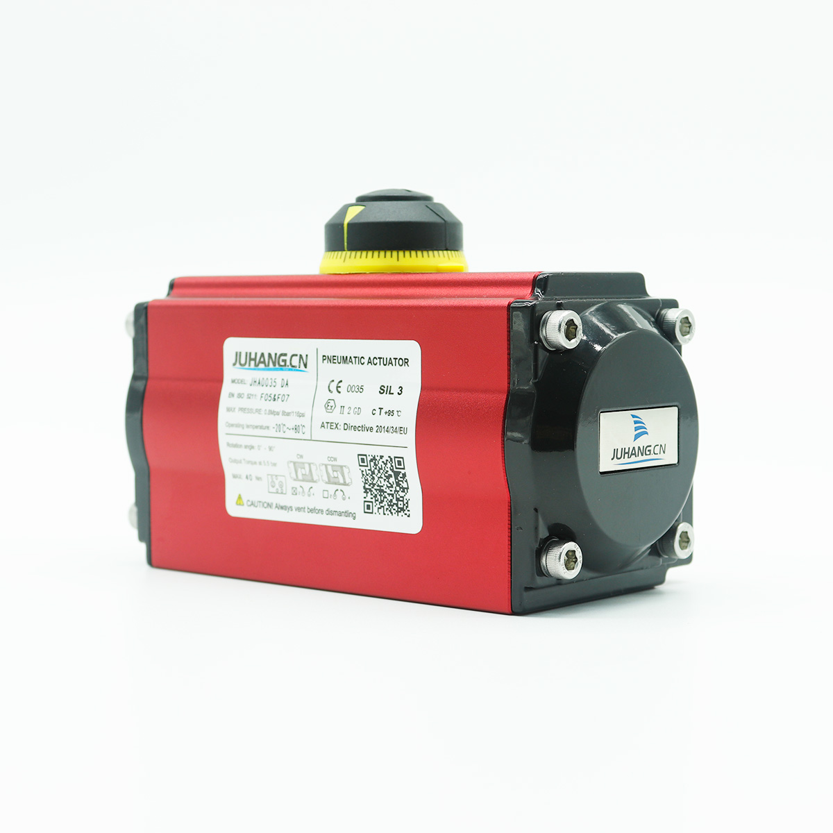Raft de acționare pneumatică și pinion cu acțiune dublă JHA0035DA